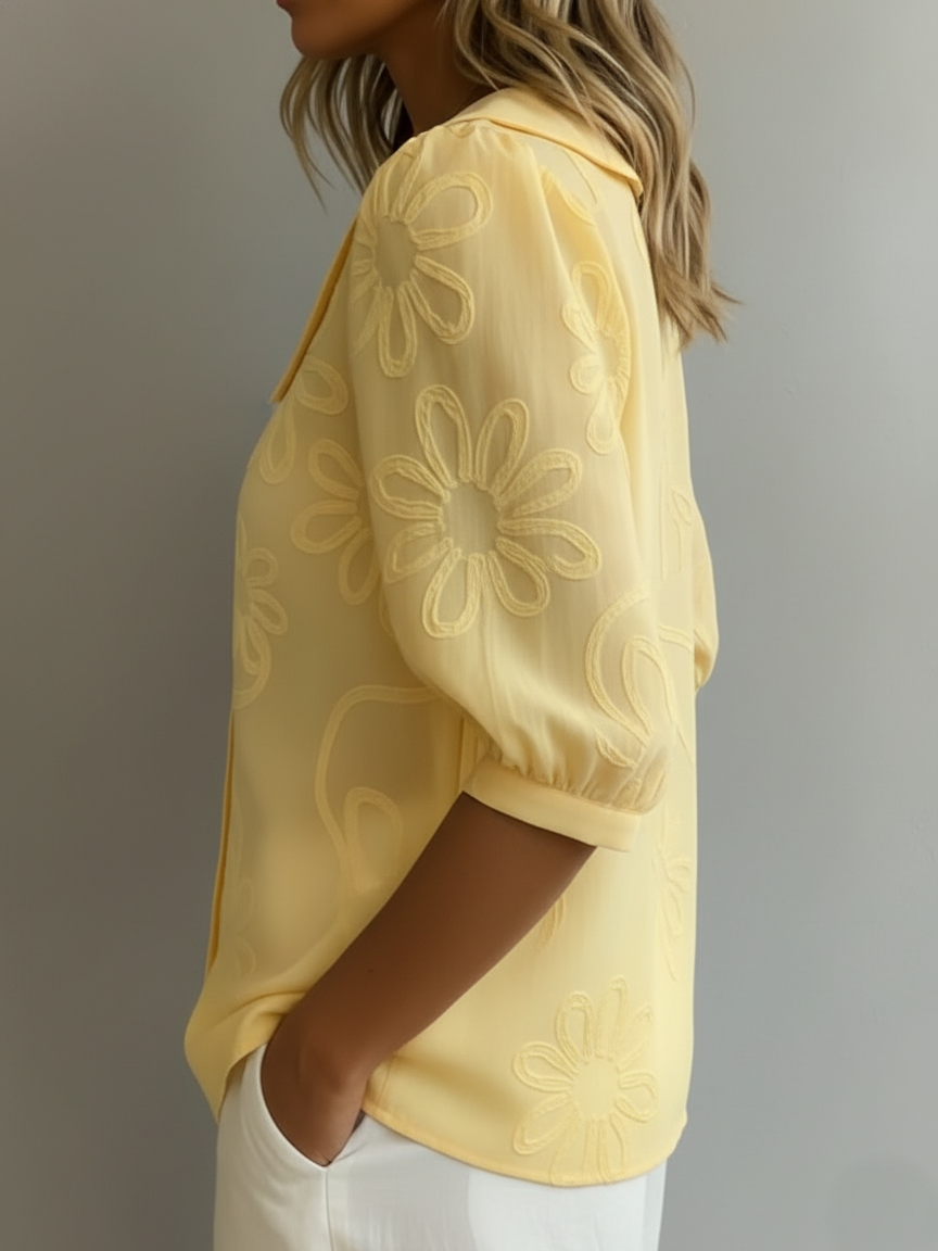 Perina | Floral Soft-Touch Blouse