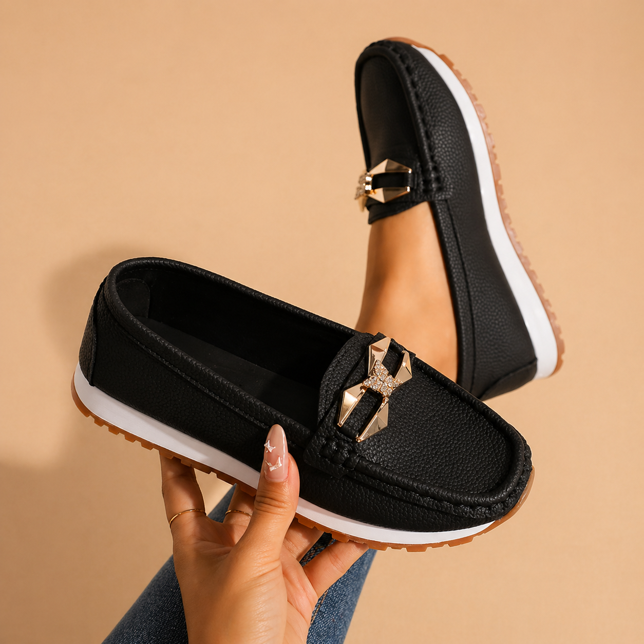 Lily | Buckle Loafers