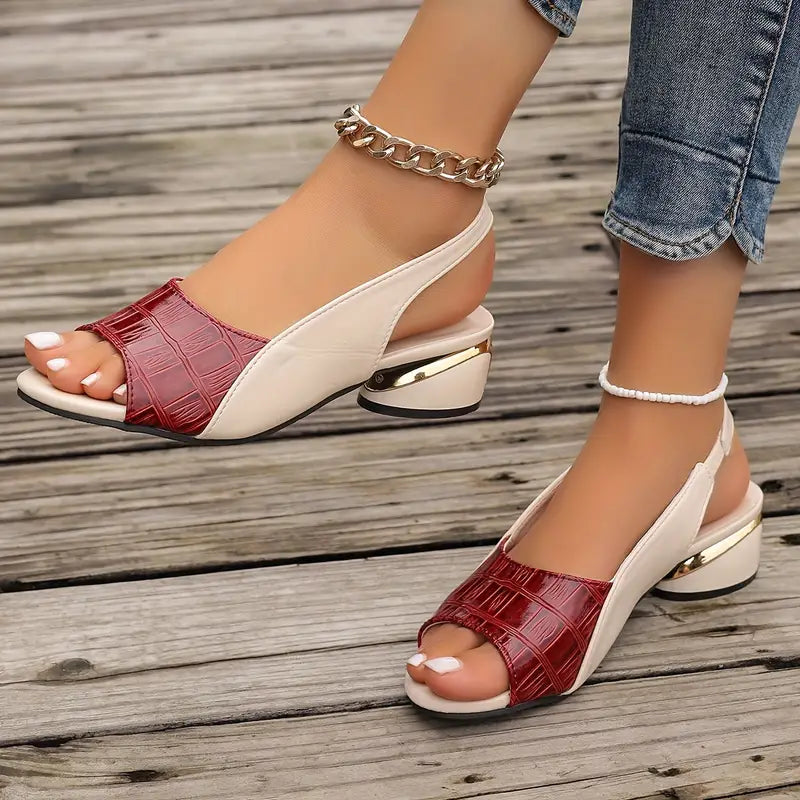 Adeline | Block-Heel Comfort Sandals