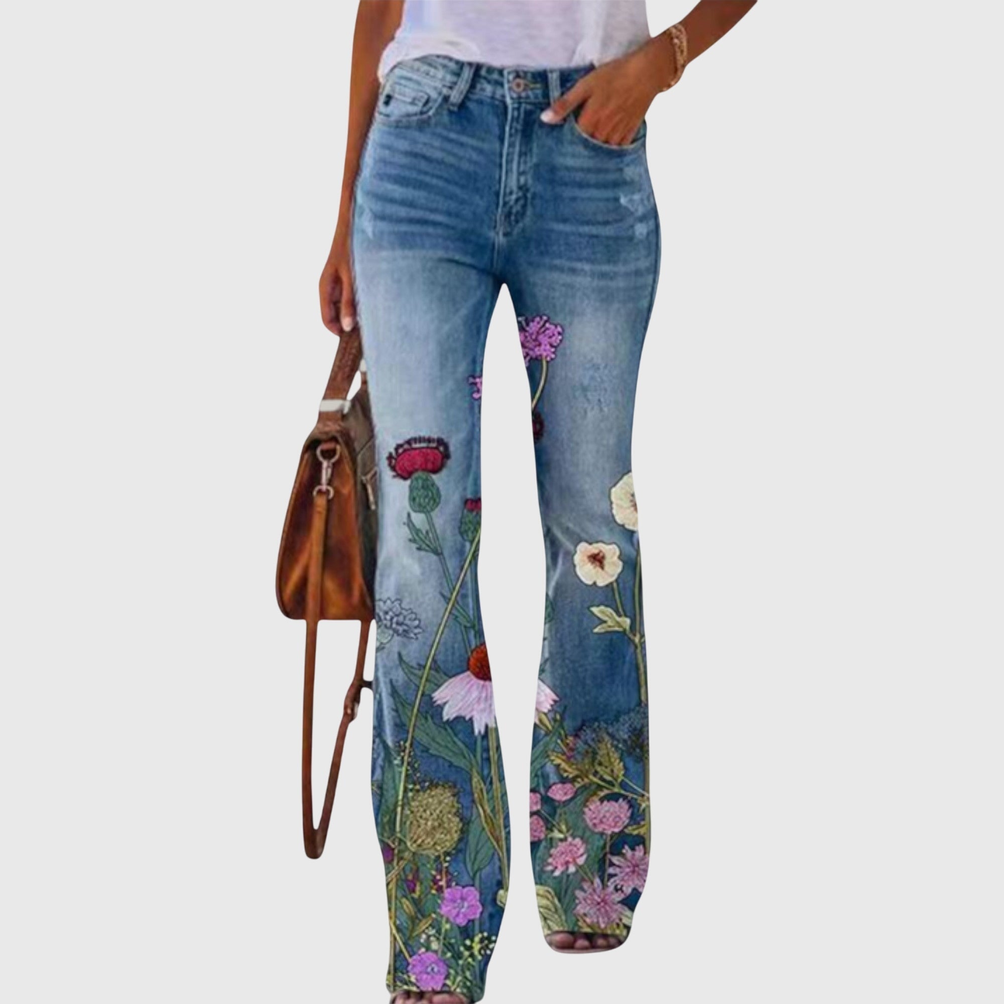 Flora | Wide-Leg Floral Trousers