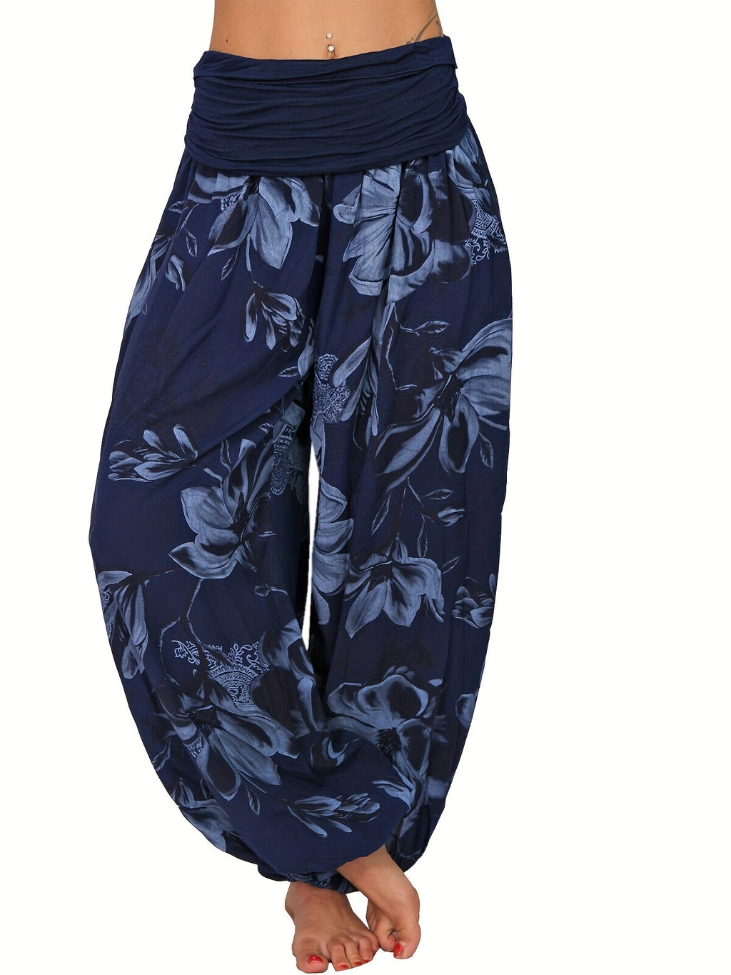 Solene | Floral Trousers