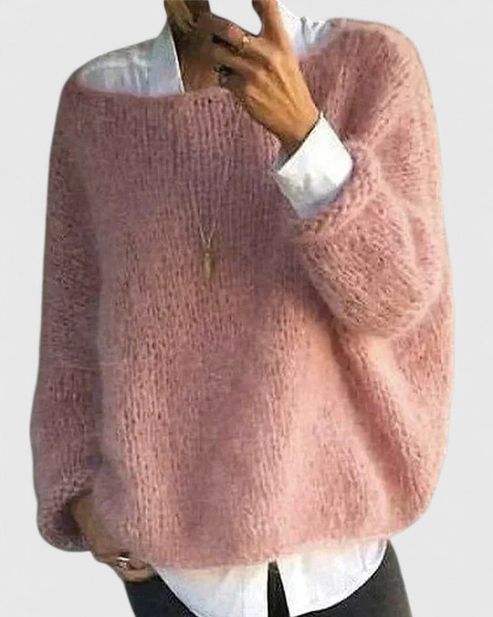 Fiona | Fuzzy Knit Jumper