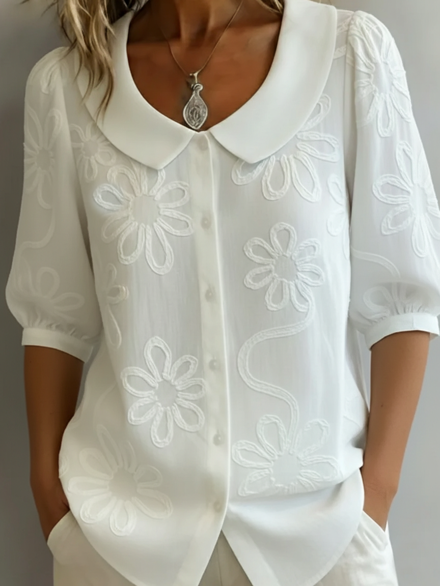 Perina | Floral Soft-Touch Blouse