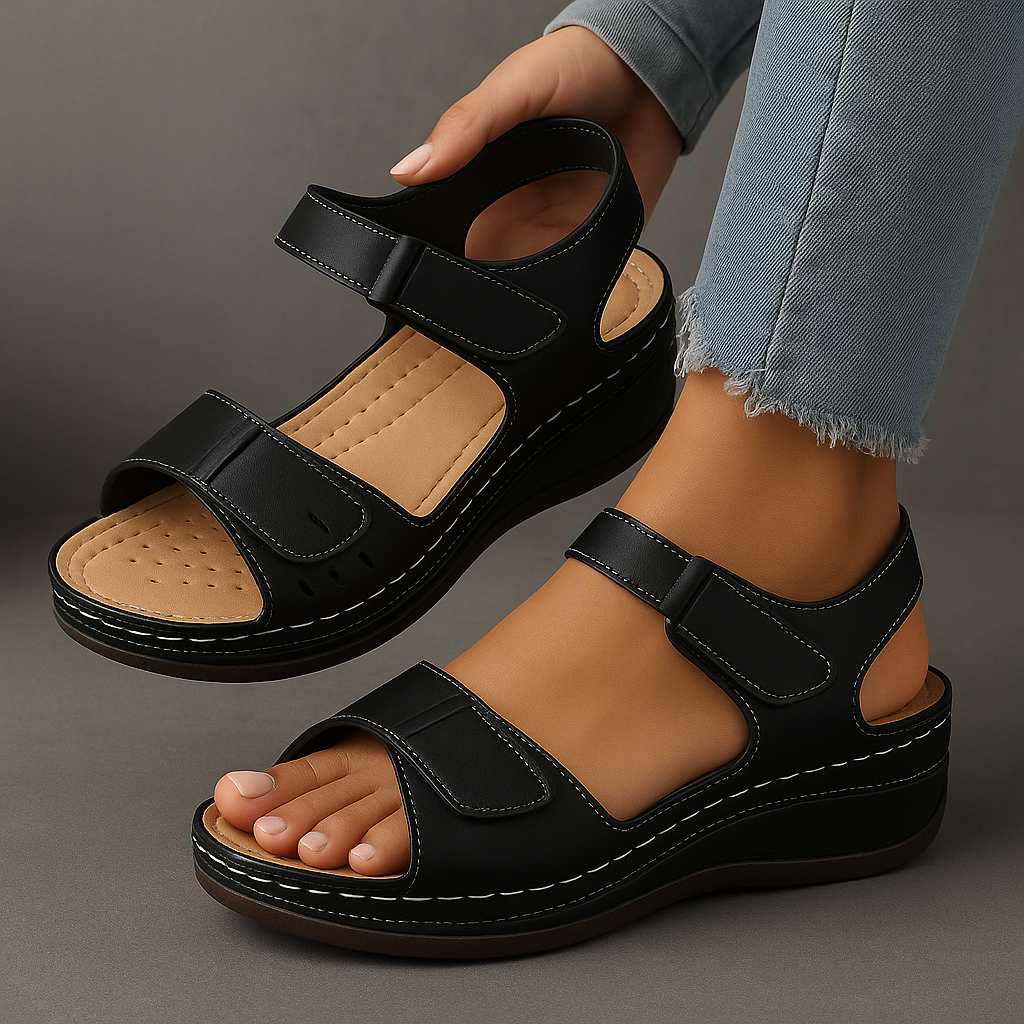 Nina Wedge Heel Sandals