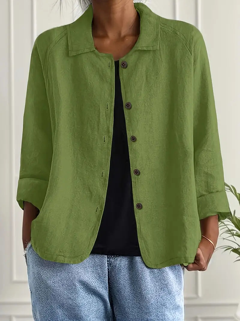 Bernadette | Relaxed Button-Up Jacket