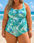 Rosalyn | Frilled Floral Swimsuit