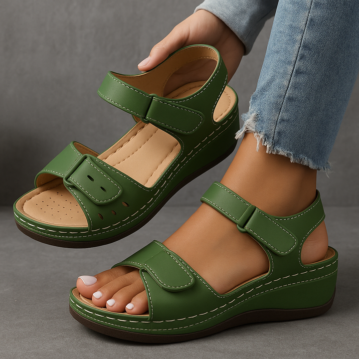 Nina Wedge Heel Sandals
