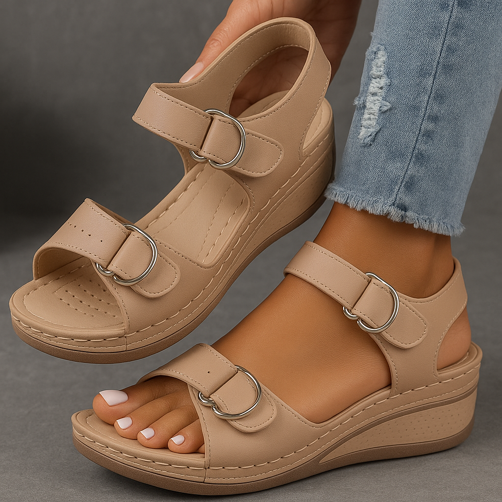 Nina Wedge Heel Sandals