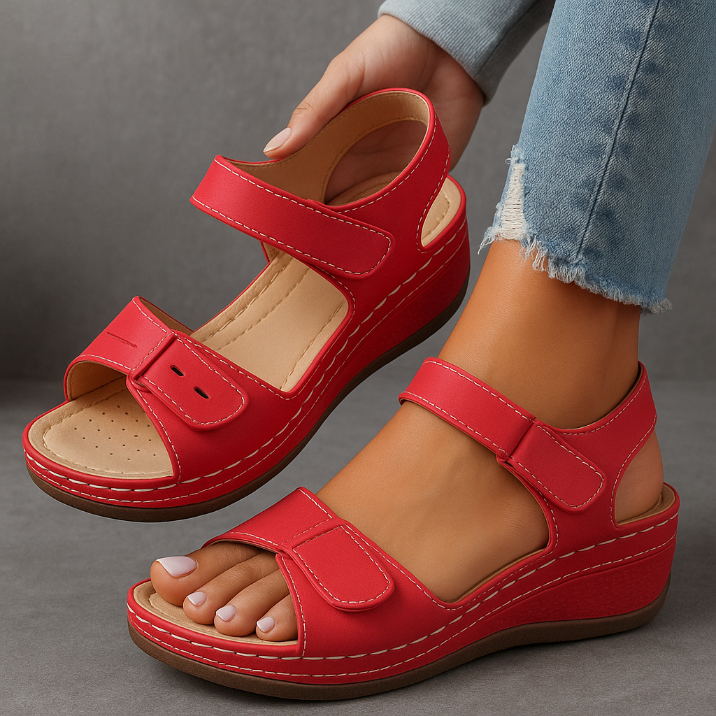 Nina Wedge Heel Sandals