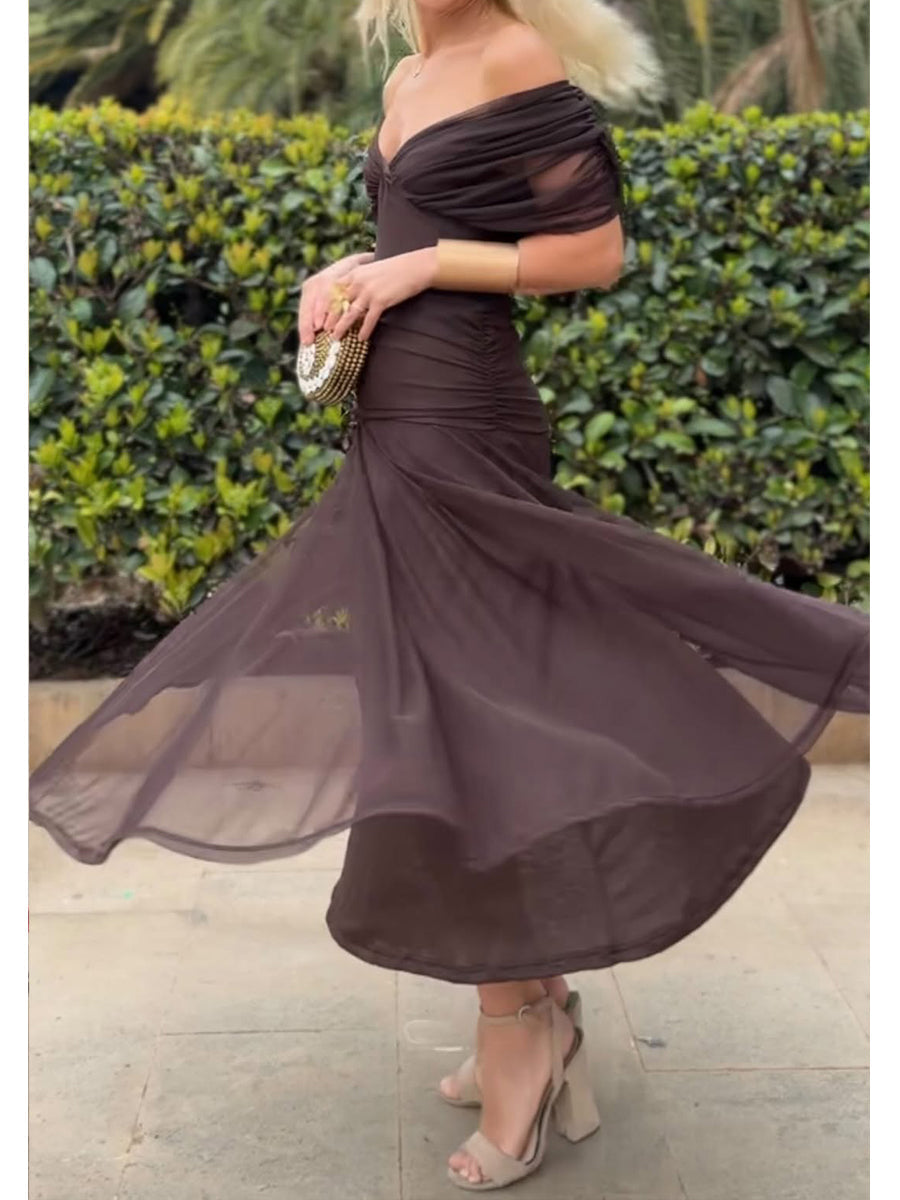 Vittoria | Off-the-Shoulder Midi Dress
