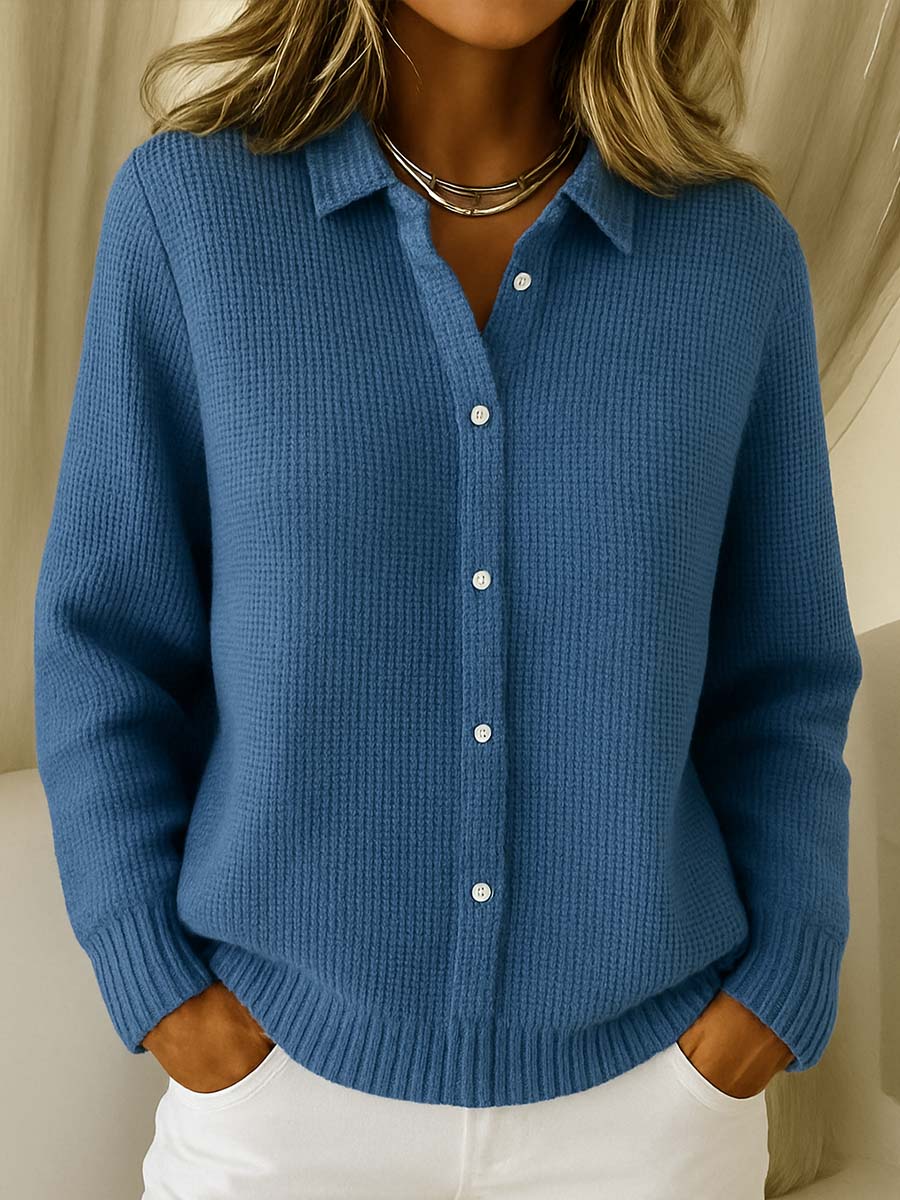 Gwendolyn | Button-Front Knit Jumper