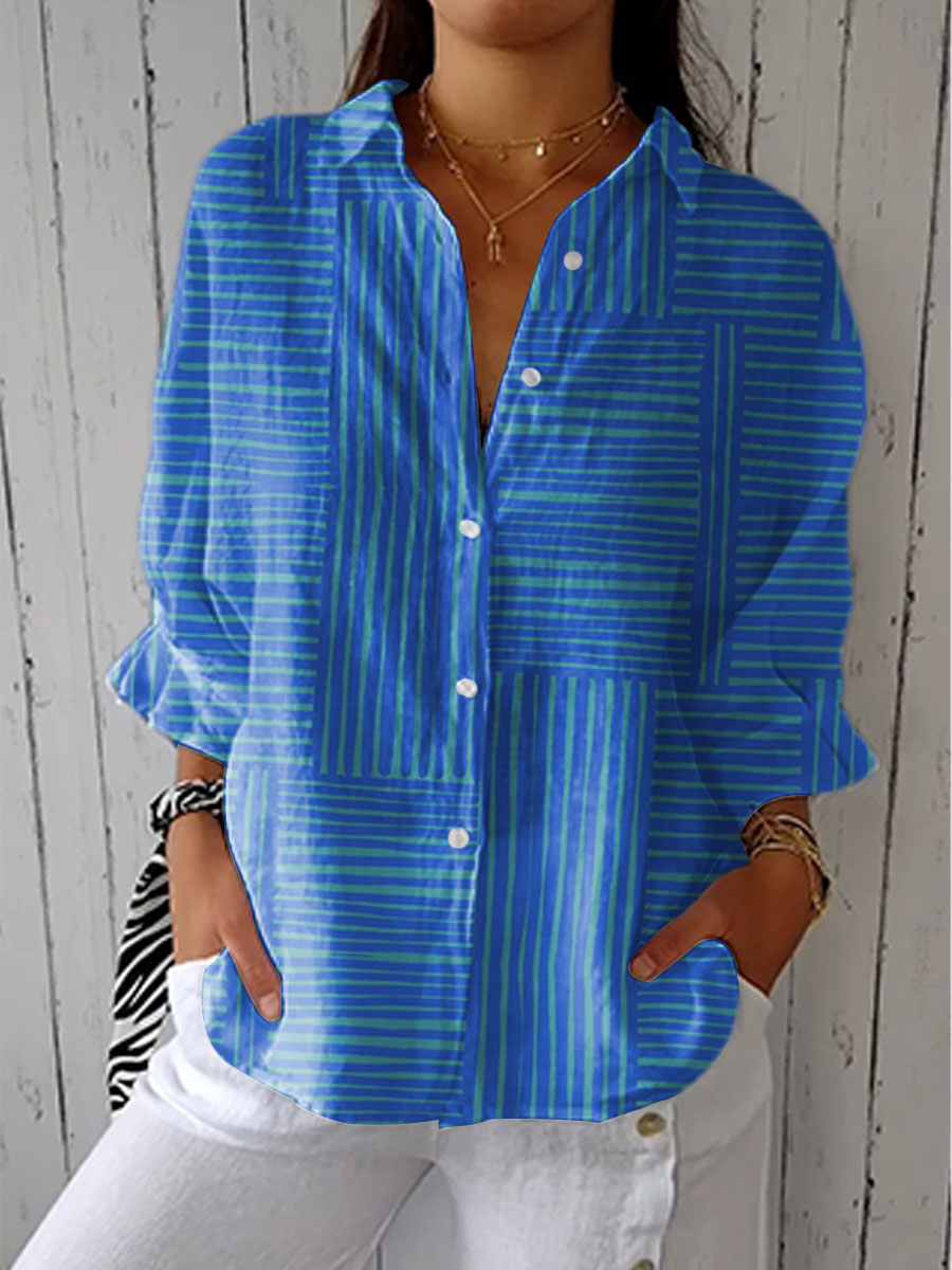 Ensley | Geometric Blouse
