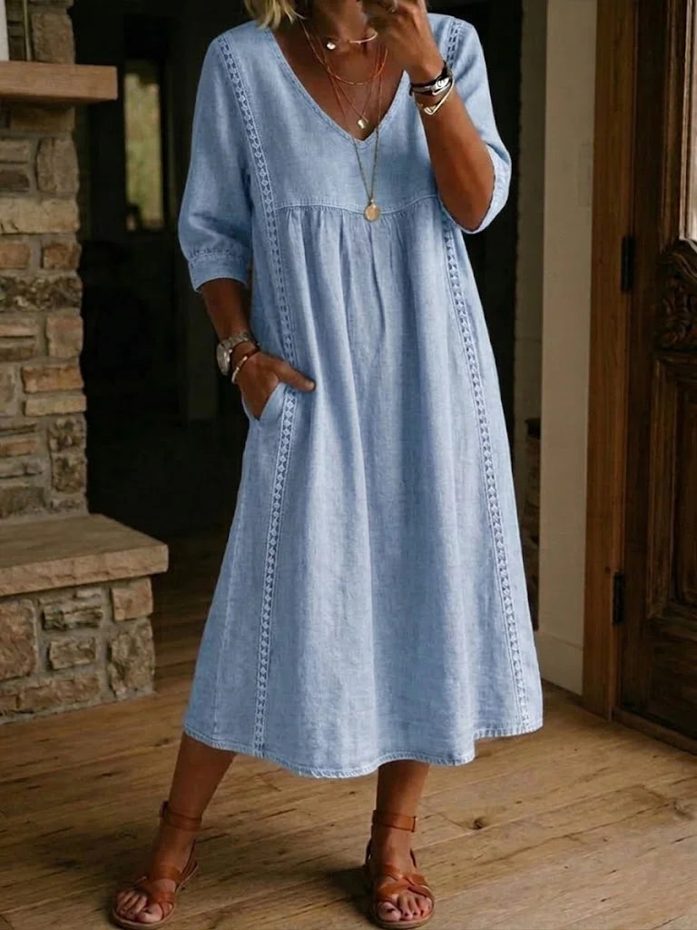 Rowena | Relaxed Midi Dress