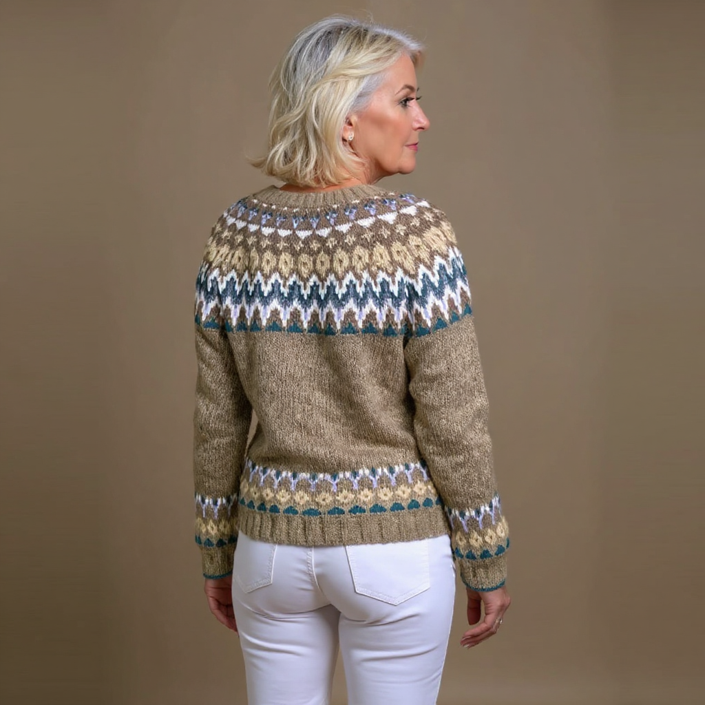 Rosetta | Patterned Knit Cardigan