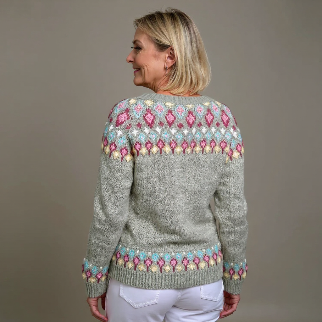 Rowena | Patterned Knit Cardigan