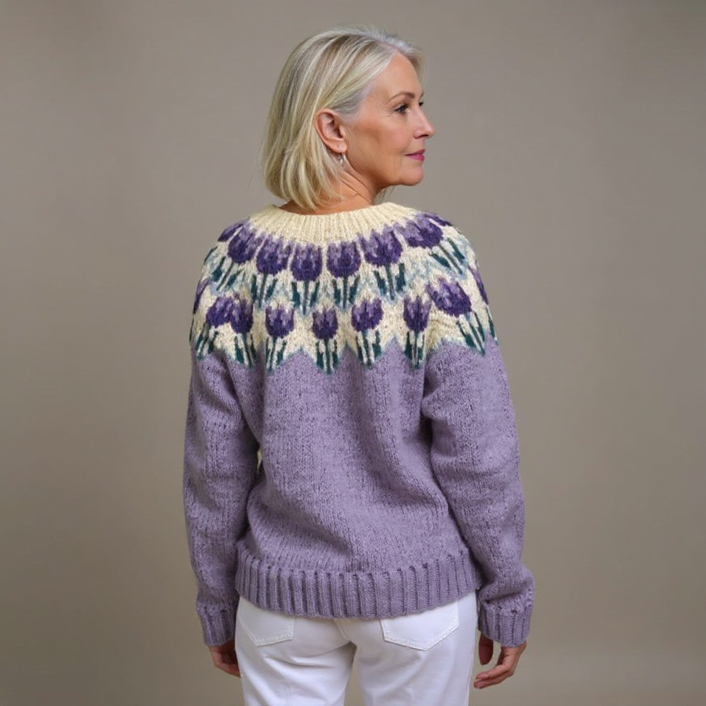 Philippa | Patterned Knit Cardigan