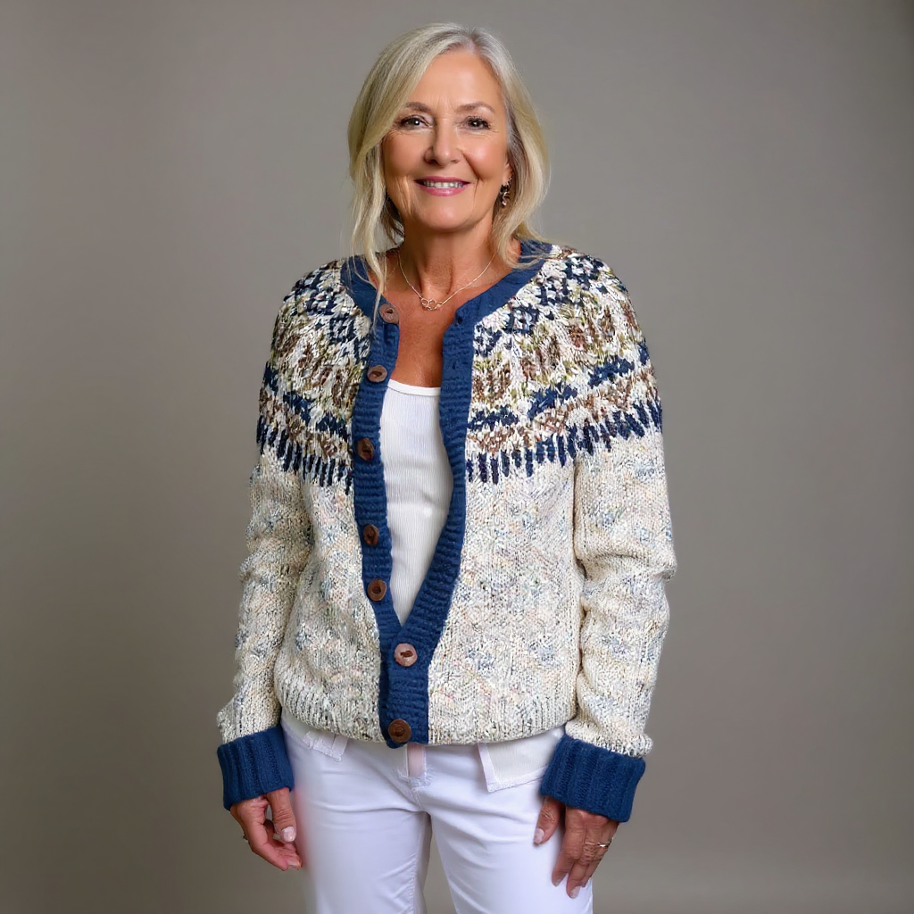 Ottoline | Patterned Knit Cardigan
