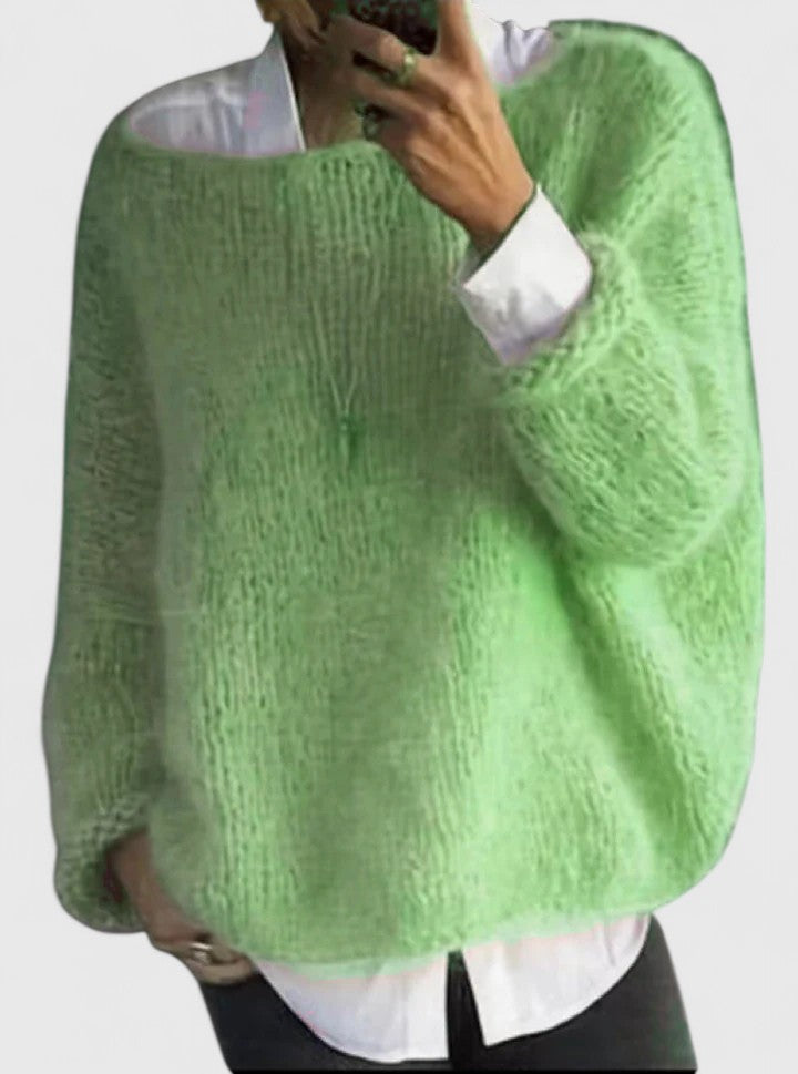 Fiona | Fuzzy Knit Jumper