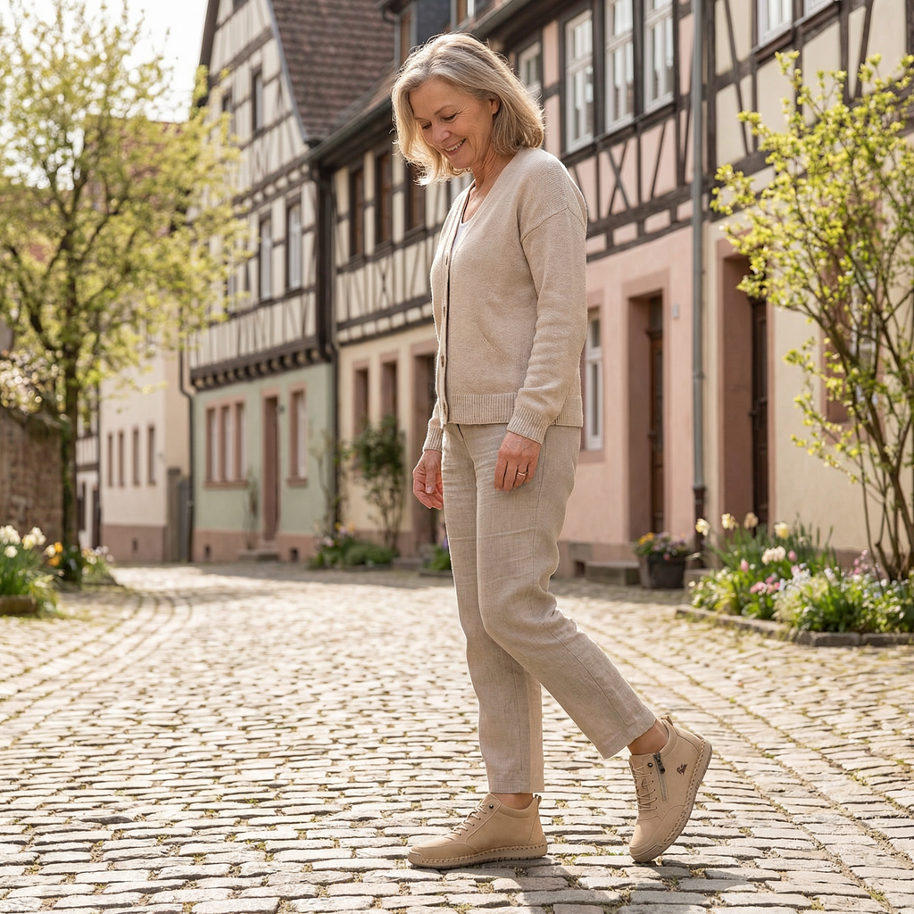 Wilhelmina | Zip-Up Orthopaedic Trainers