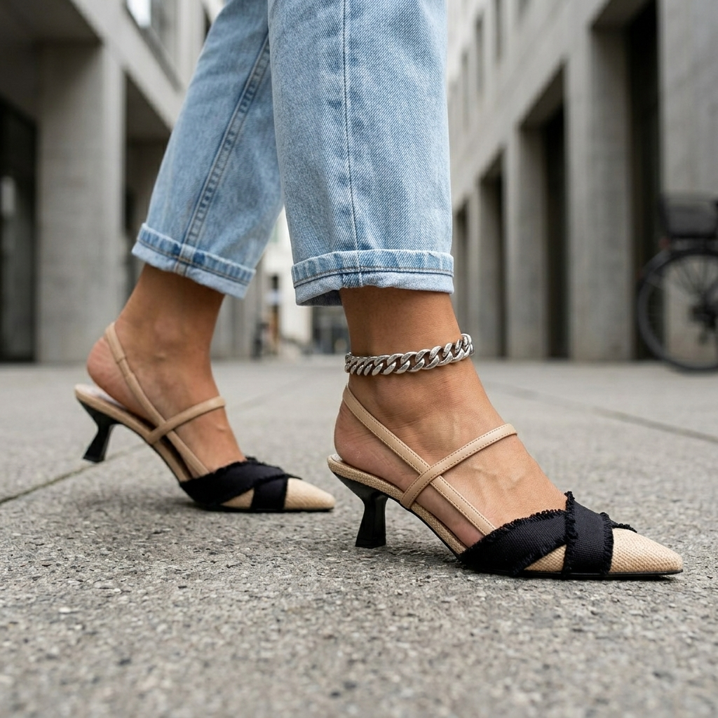 Donna | Crossover Ballerina Heels