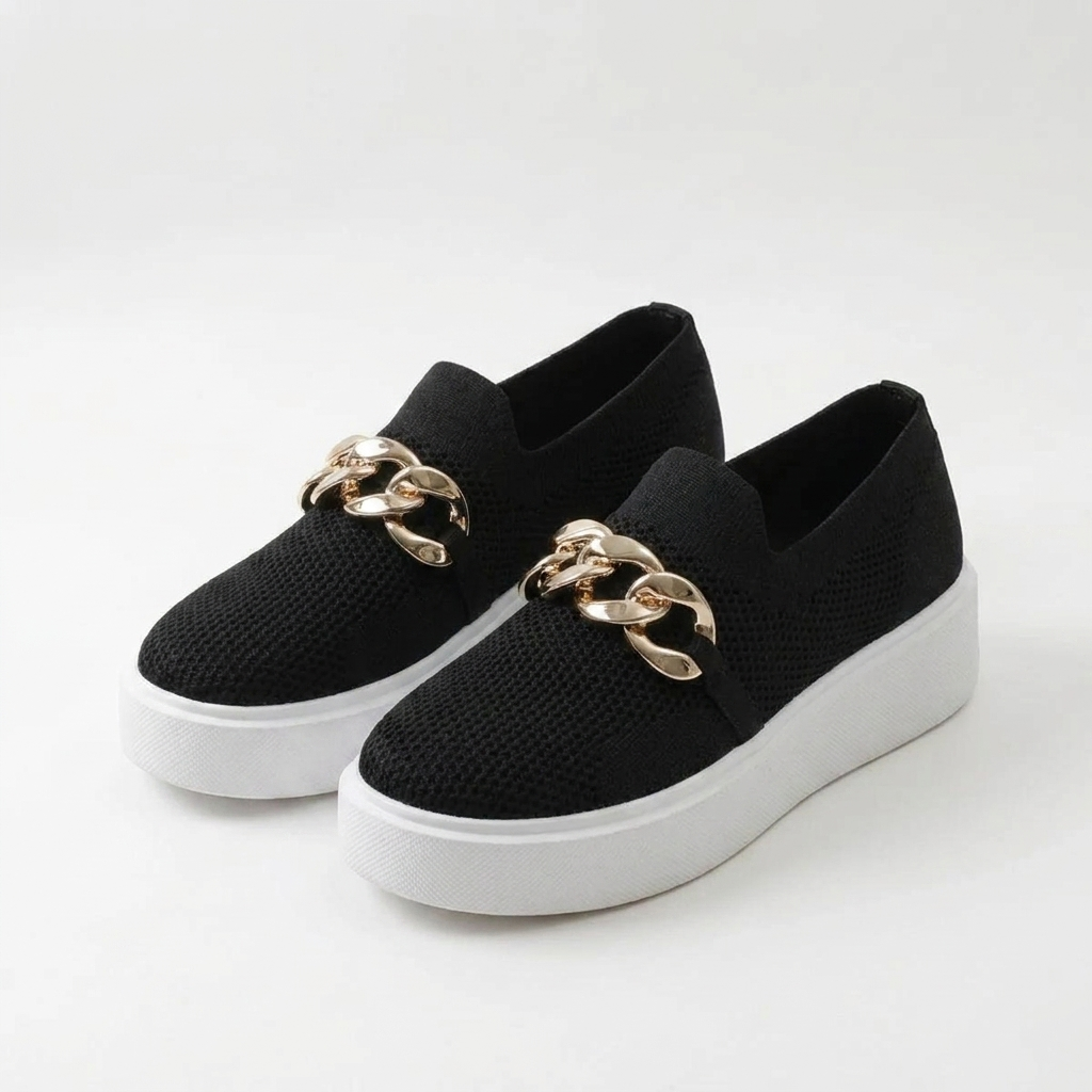 Scarlett | Chain-Detail Loafers