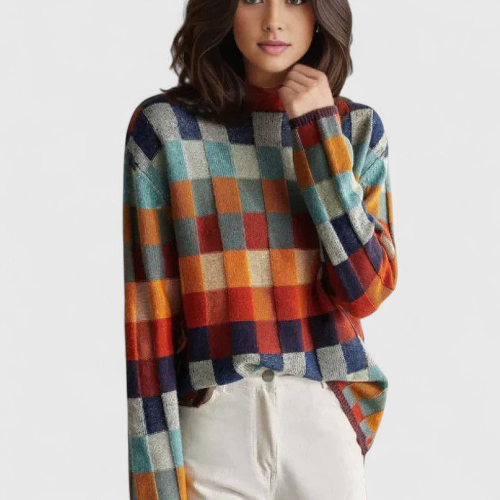 Felicity | Checkerboard Jumper