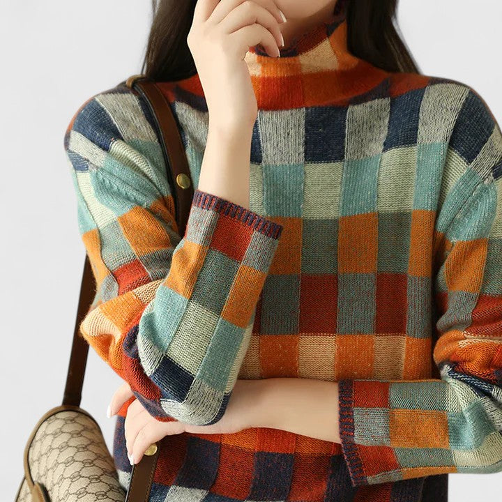 Felicity | Checkerboard Jumper