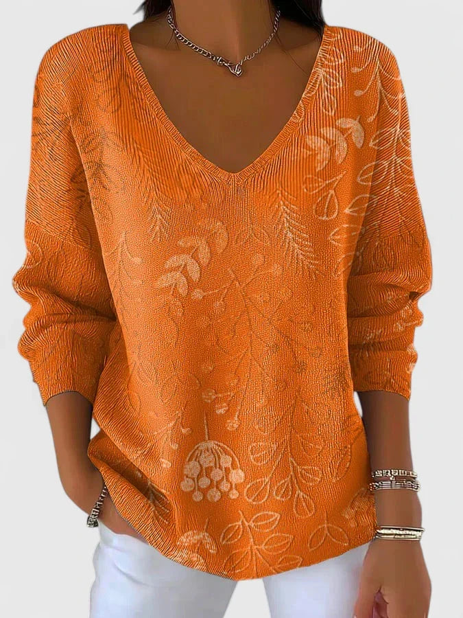 Rosalie | Relaxed V-Neck Jumper