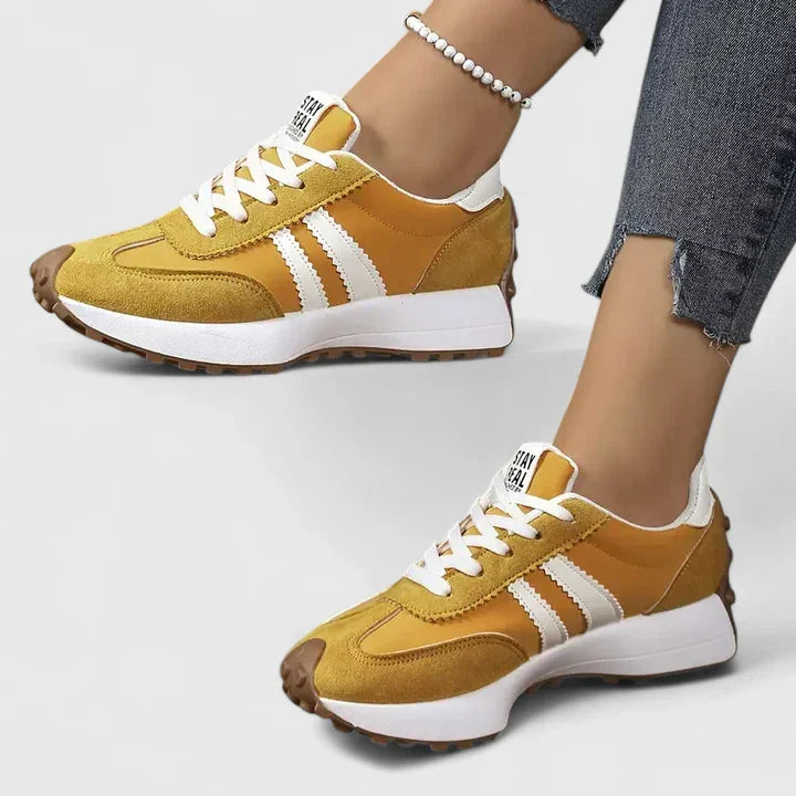 Isabel | Striped Trainers
