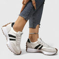 Isabel | Striped Trainers