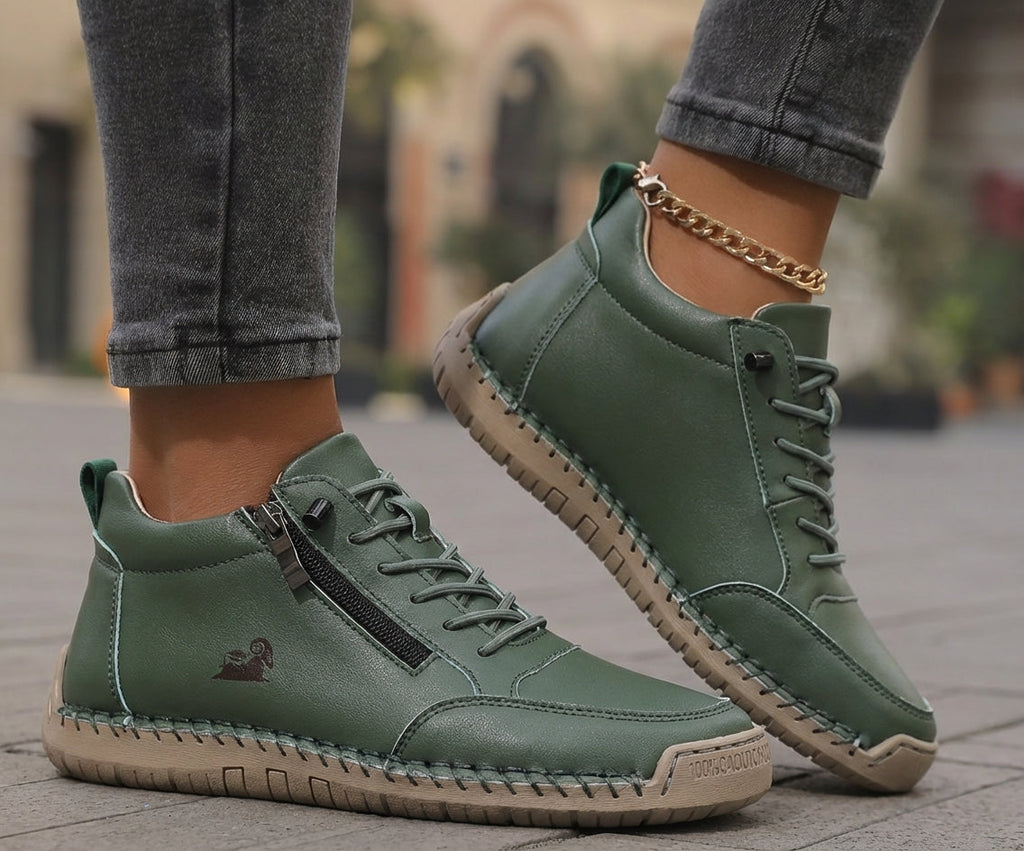 Wilhelmina | Zip-Up Orthopaedic Trainers