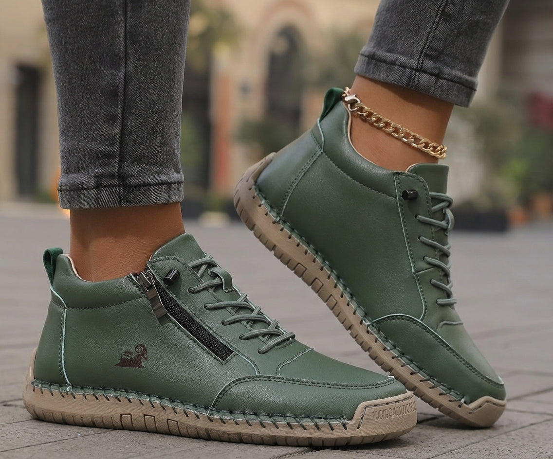 Wilhelmina | Zip-Up Orthopaedic Trainers