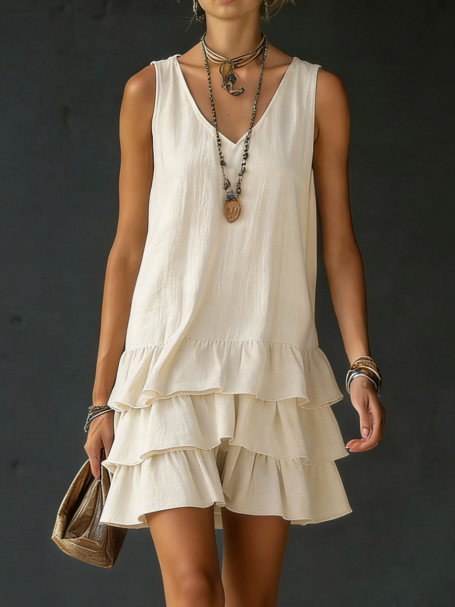 Marion | Sleeveless V-Neck Dress
