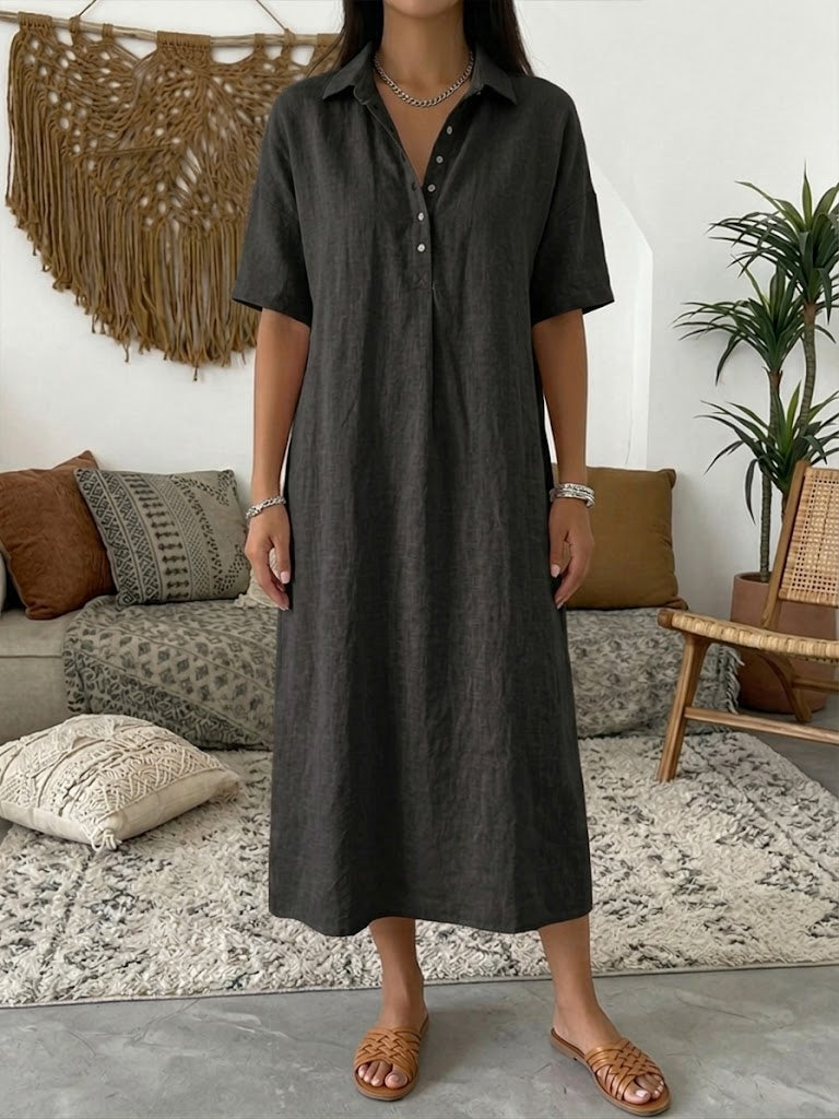 Rosalind | Short-Sleeve Polo Dress