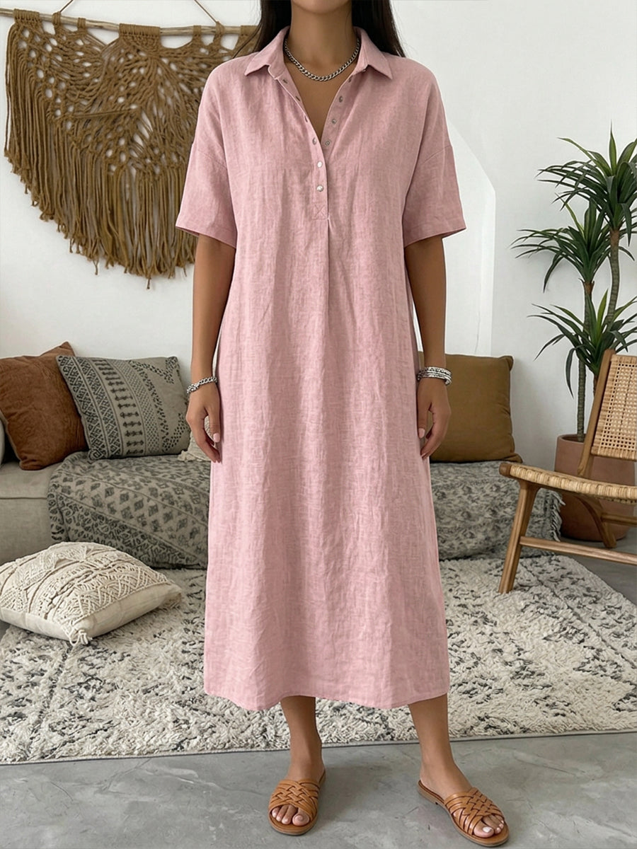 Rosalind | Short-Sleeve Polo Dress