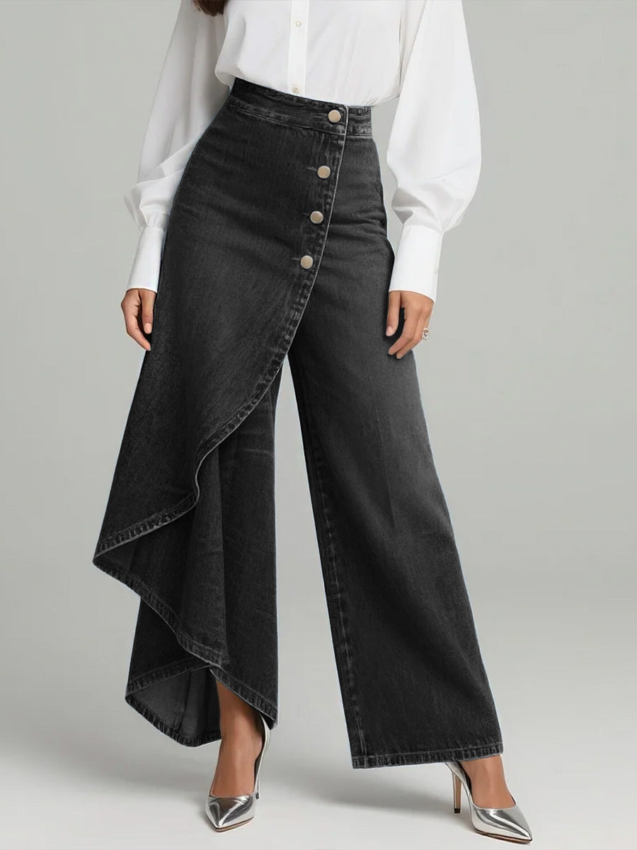 Marlowe | High-Waisted Wide-Leg Trousers