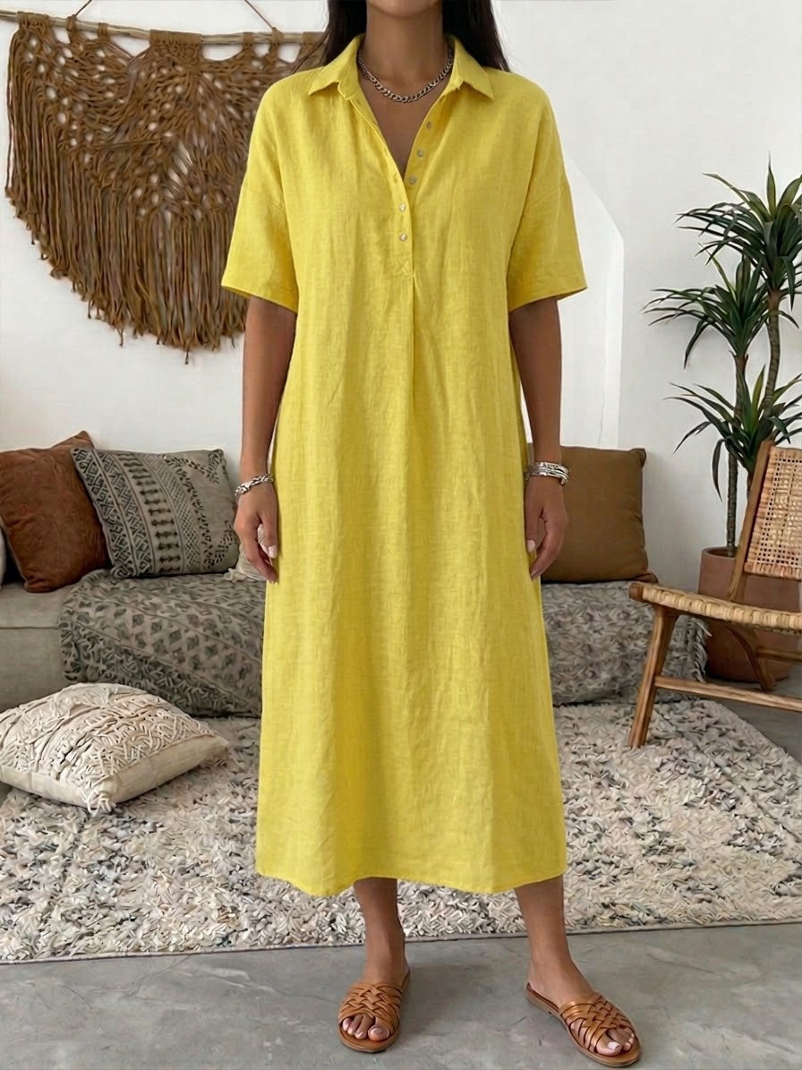 Rosalind | Short-Sleeve Polo Dress