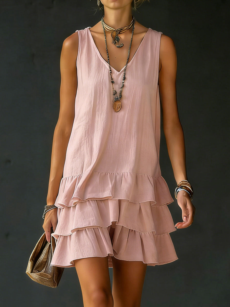 Marion | Sleeveless V-Neck Dress