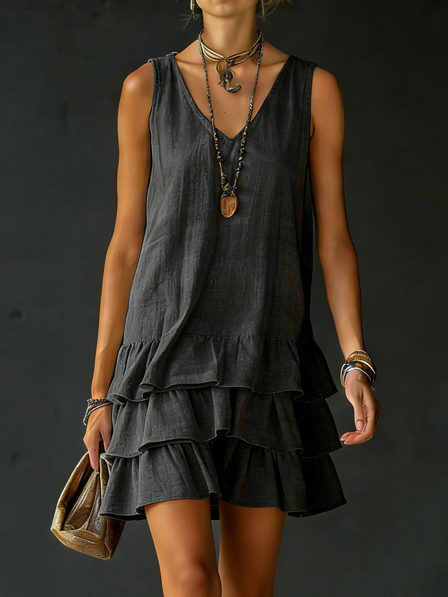 Marion | Sleeveless V-Neck Dress