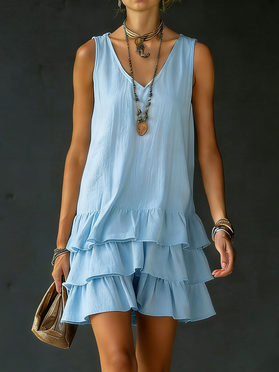 Marion | Sleeveless V-Neck Dress