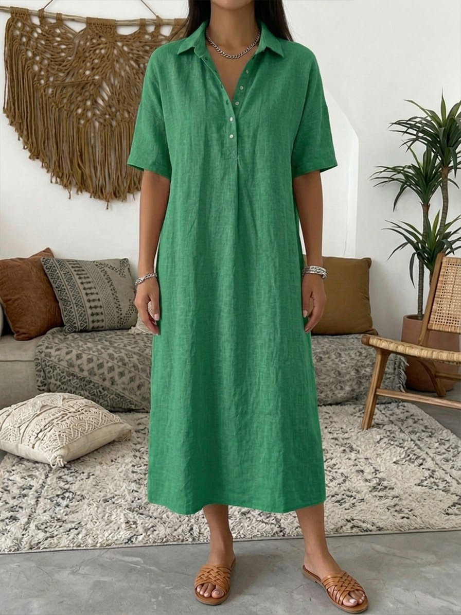 Rosalind | Short-Sleeve Polo Dress