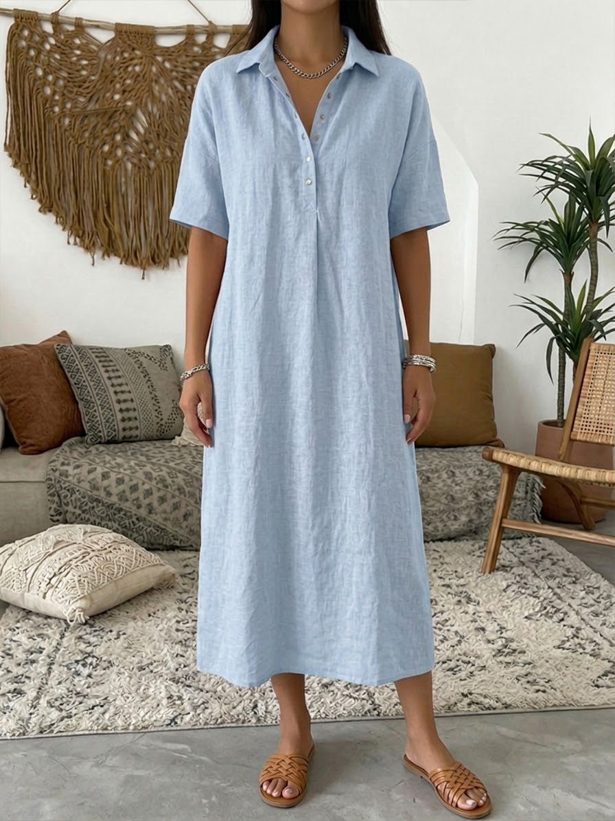 Rosalind | Short-Sleeve Polo Dress