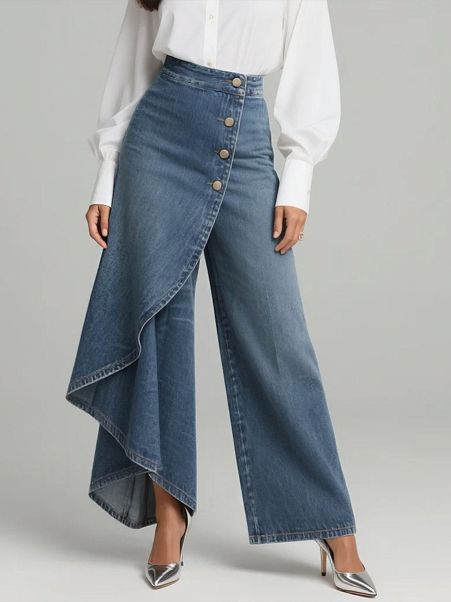 Marlowe | High-Waisted Wide-Leg Trousers