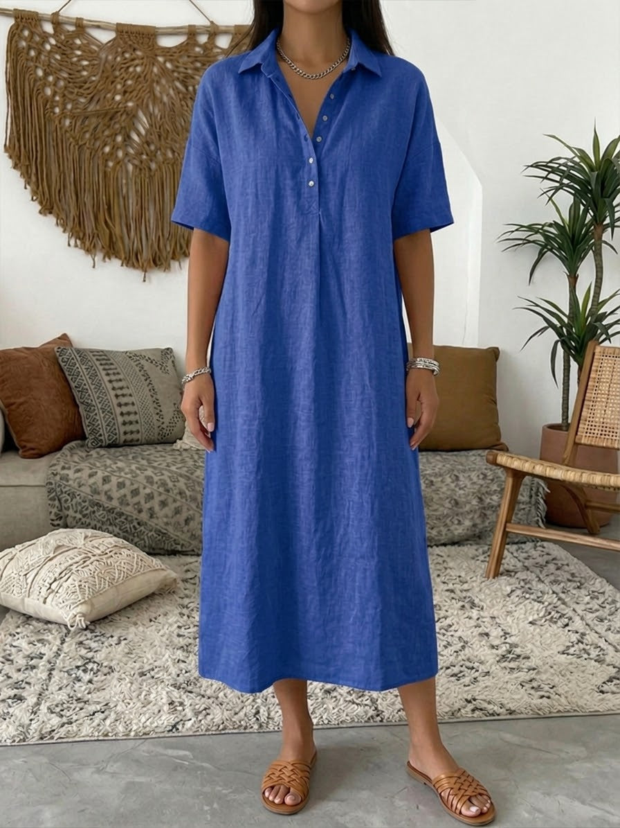 Rosalind | Short-Sleeve Polo Dress