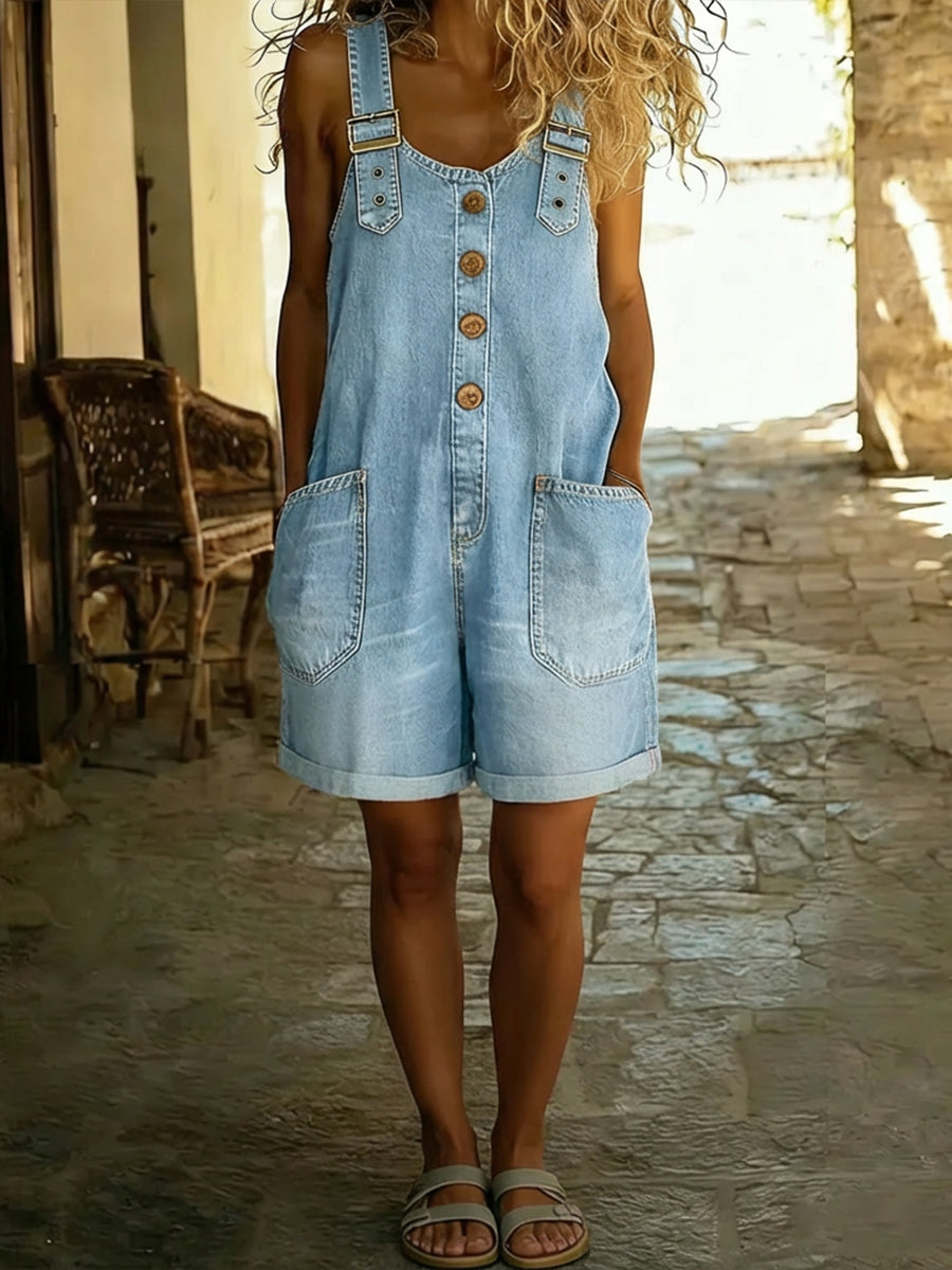 Josephine | Relaxed Strappy Playsuit