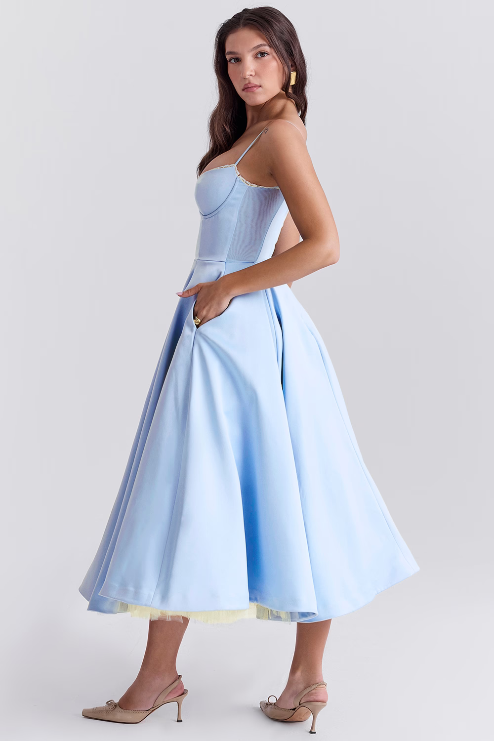 Winona | Tulle Midi Dress