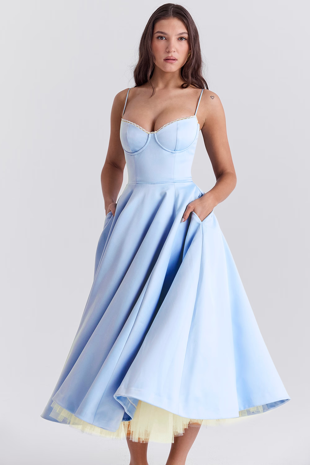 Winona | Tulle Midi Dress
