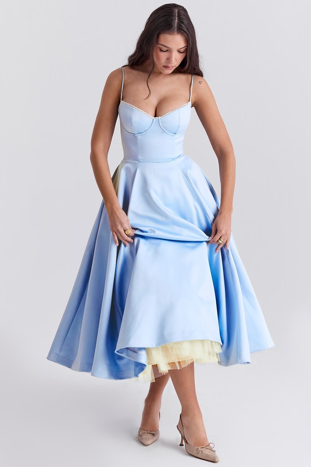 Winona | Tulle Midi Dress