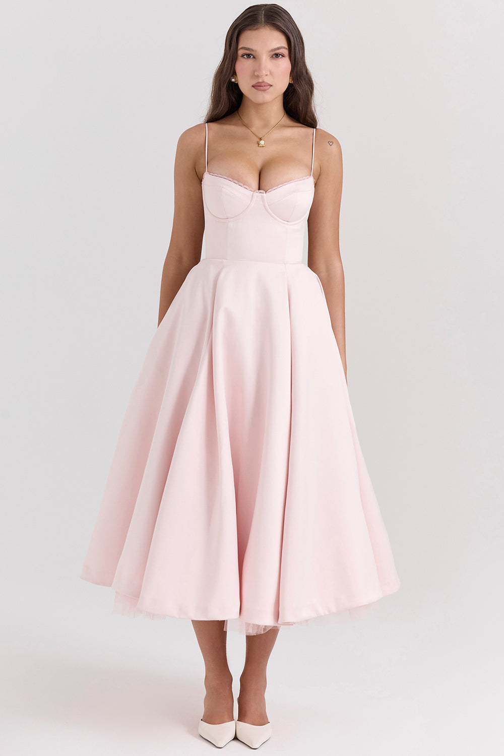 Winona | Tulle Midi Dress