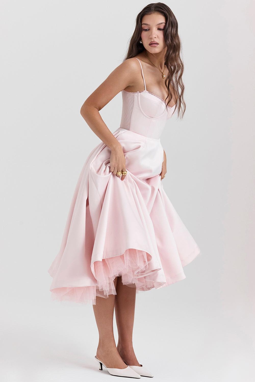 Winona | Tulle Midi Dress